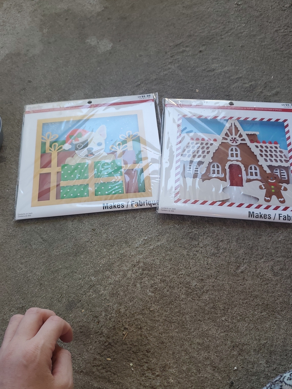 Holiday Window Card Set - Assorted Red, Green, White Designs